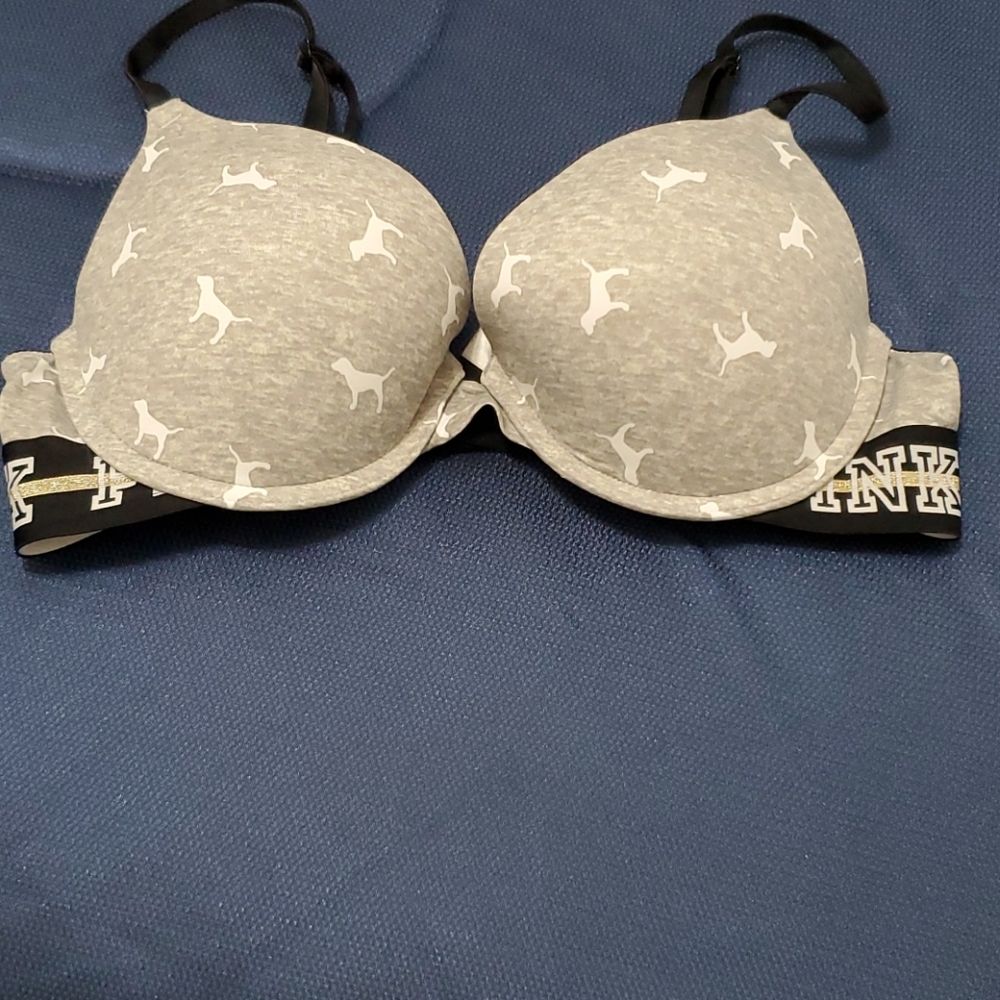 Pink bra
